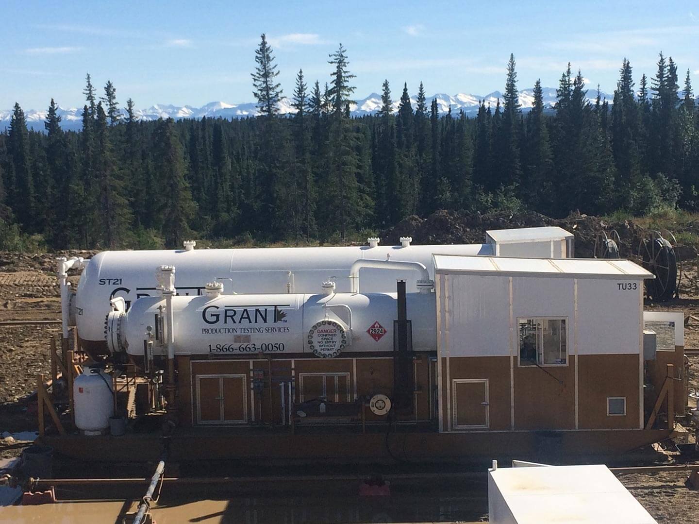 A Grant Production Testing Services Facility